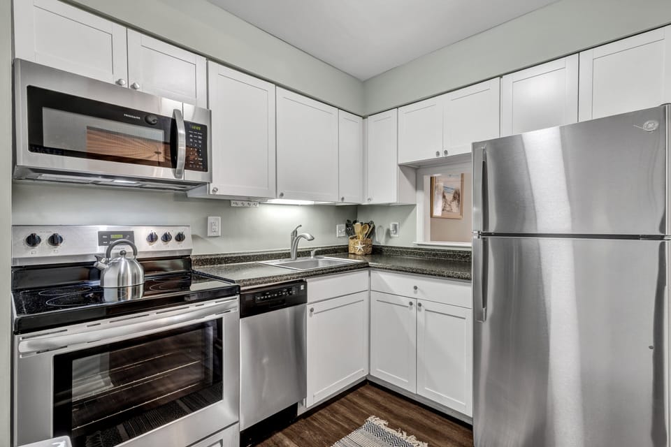 Stainless steel appliances and Drip coffee maker