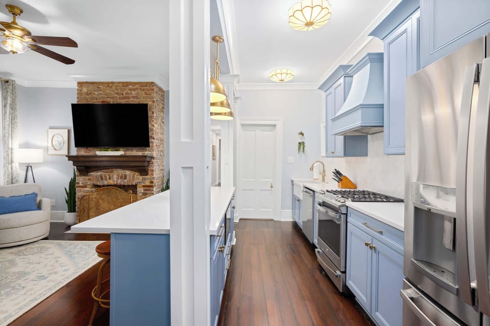 Open concept Kitchen and Living Room - Suite A