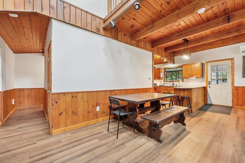 Gather around the dining table for family meals.