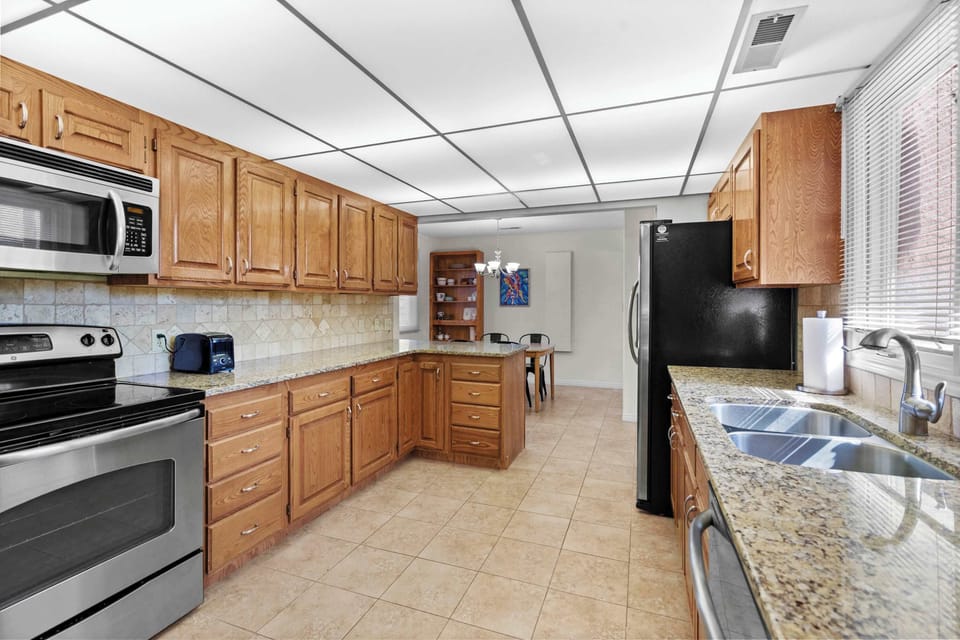 Prepare your favorite meals in the full kitchen