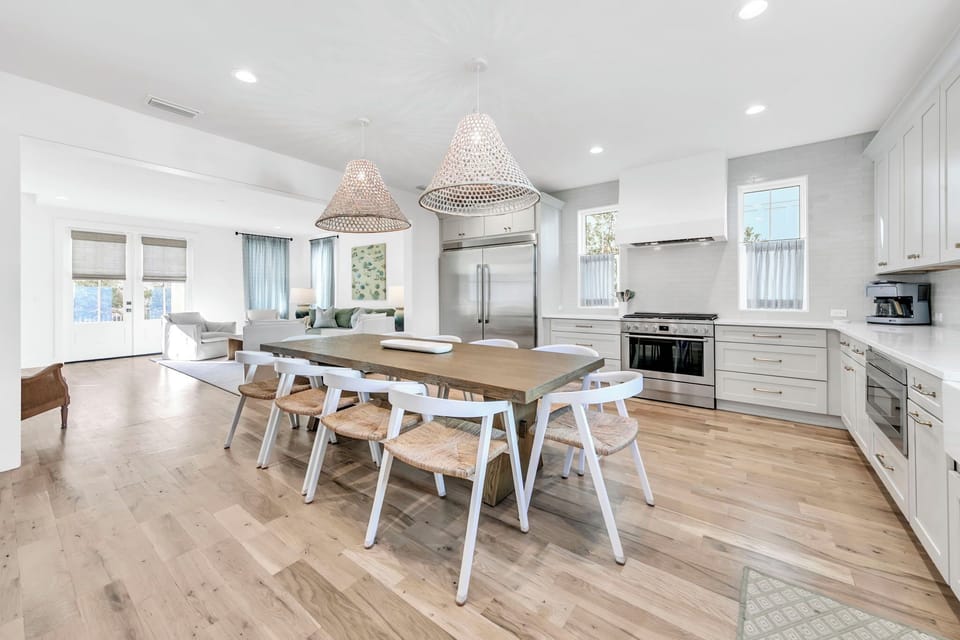 Large dining table