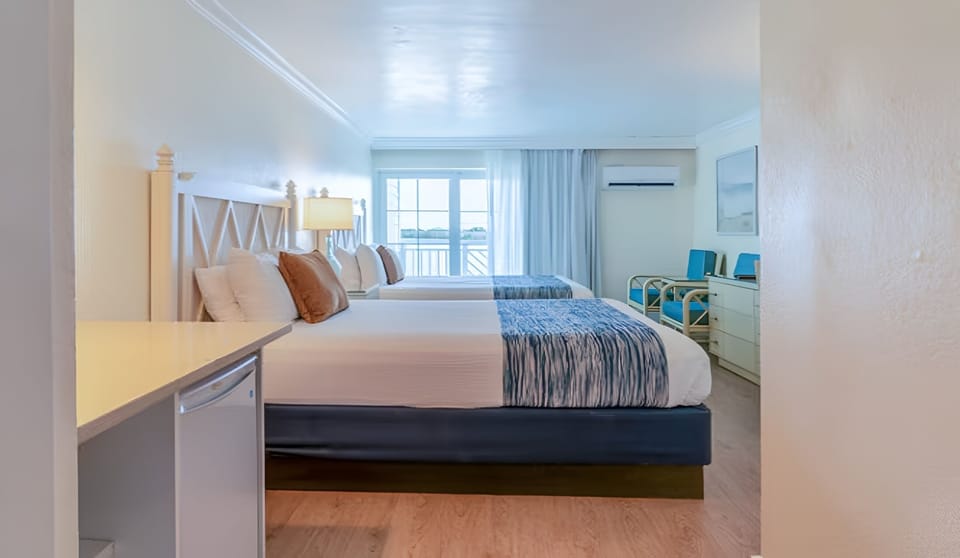 Arrive and settle in with easy entry and cozy beds.