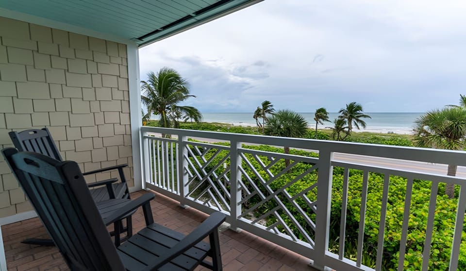 Breathe in ocean breezes from your private balcony seats.