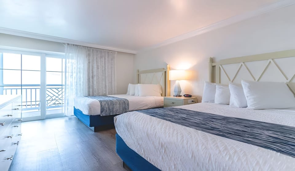 Drift off comfortably with extra sleeping space and ocean air.