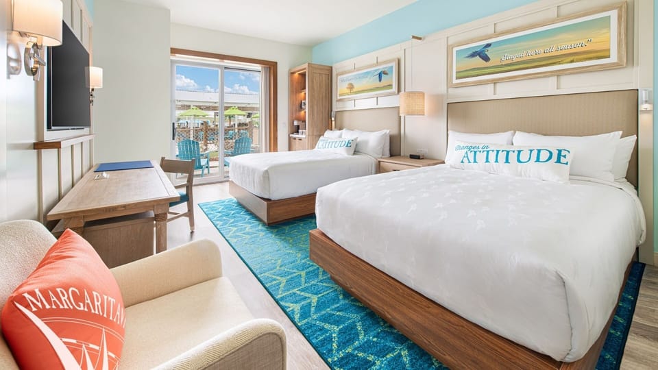 Unwind in sunlit beds and step onto your balcony.