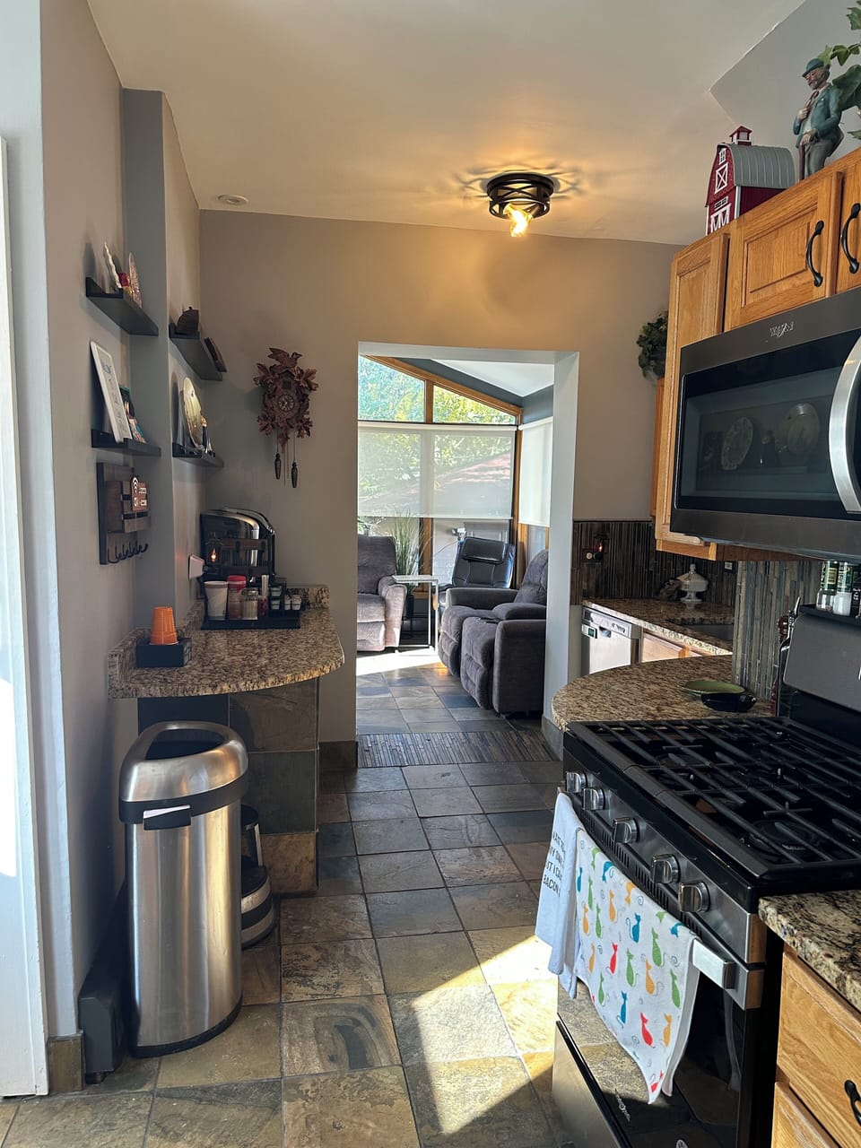 Kitchen view from dining area