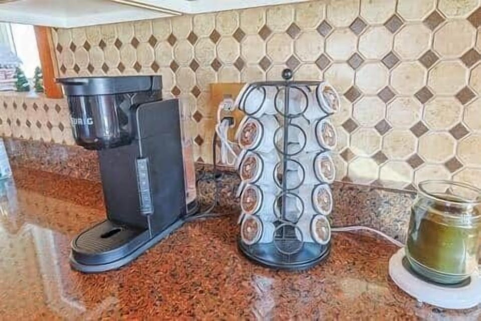 Kuerig K cup coffee station