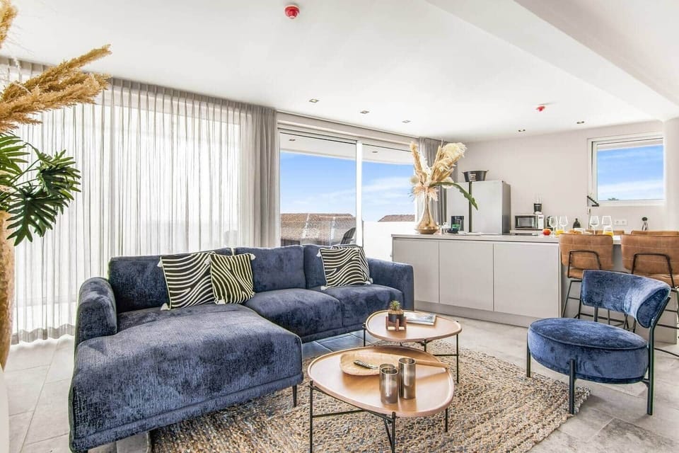 The Heart of Your Stay ️ – Whether you’re cooking a delicious meal or lounging on the sofa, this beautifully designed space keeps everything within reach while offering stunning views.