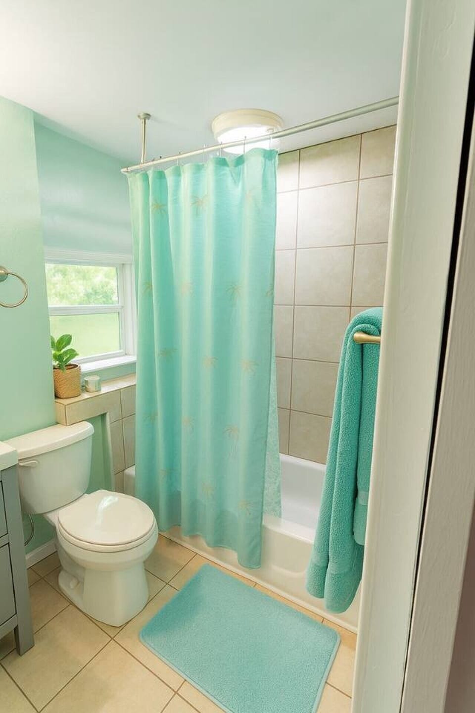 Clean & Modern Bathroom with Walk-In Shower