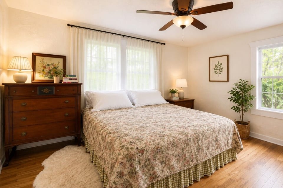 Cozy Sleep Space with Quality Bedding