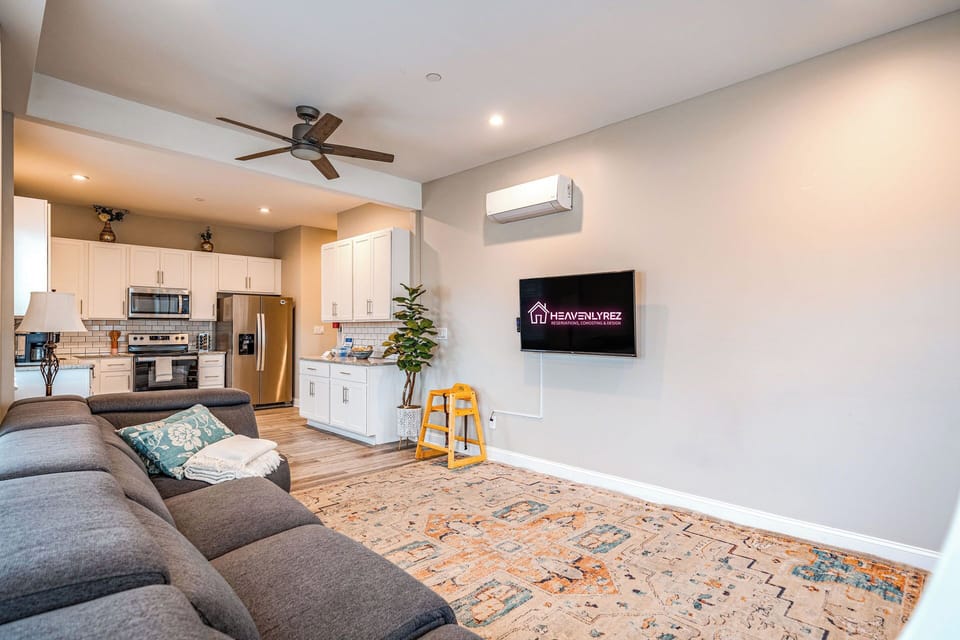 Bright and spacious living area