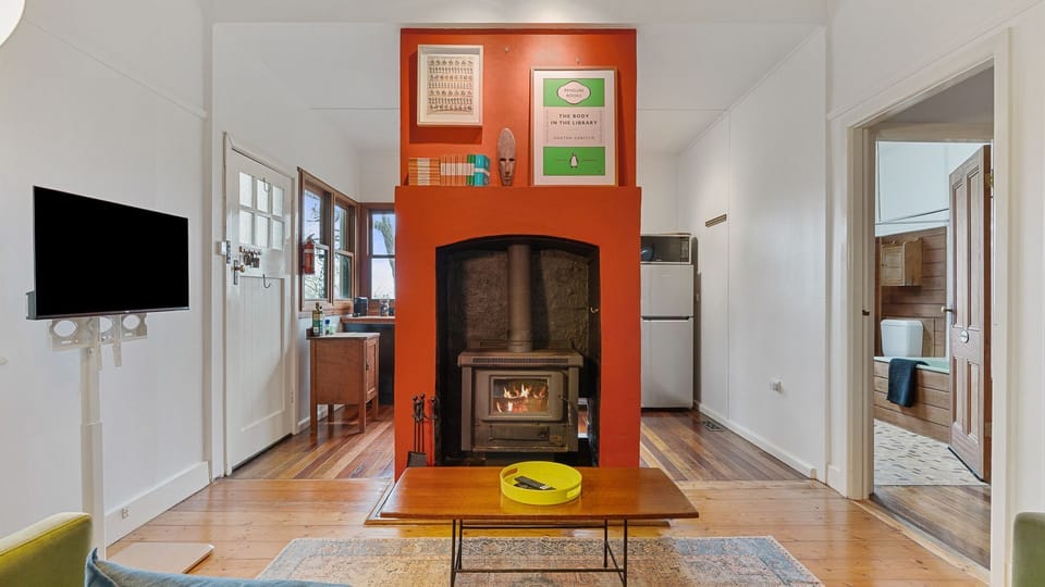 Cozy evenings by the fire, where warmth meets rustic charm.