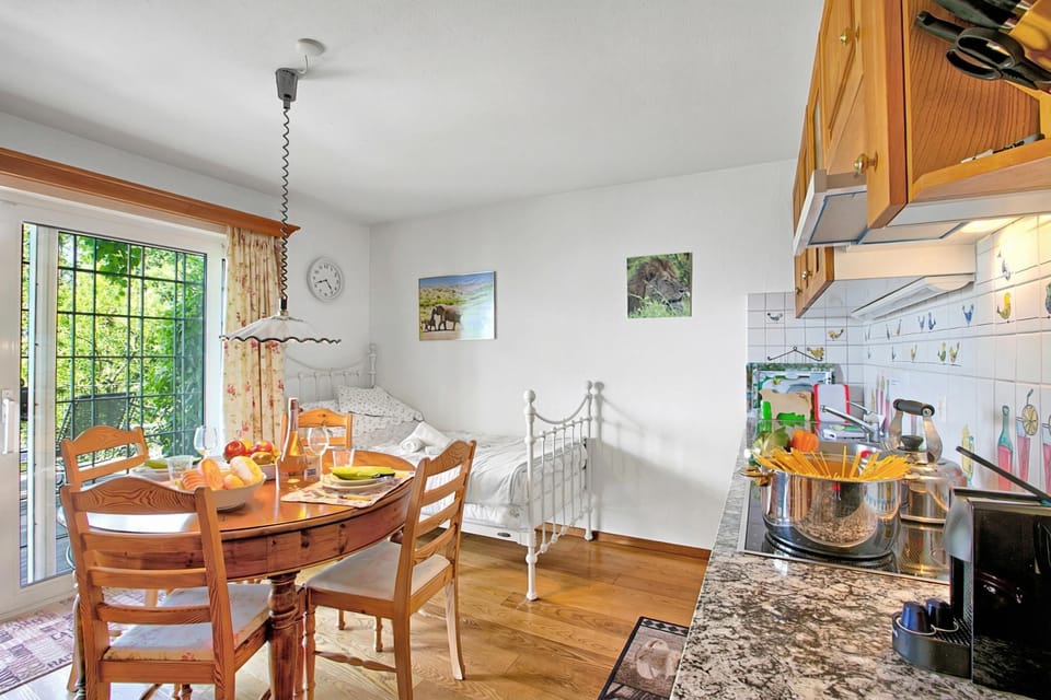 Kitchen and dining area