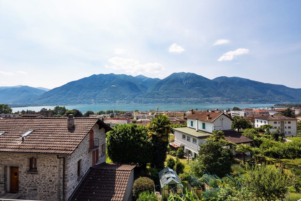 Panorama of Minusio, on Lake Maggiore