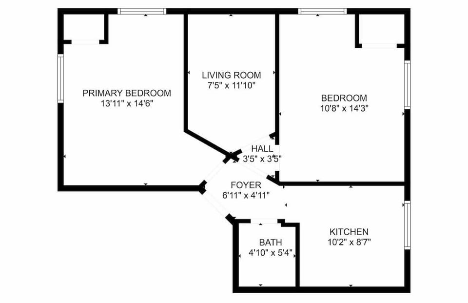 Enjoy the comfort of a thoughtfully laid-out 2-bedroom apartment.
