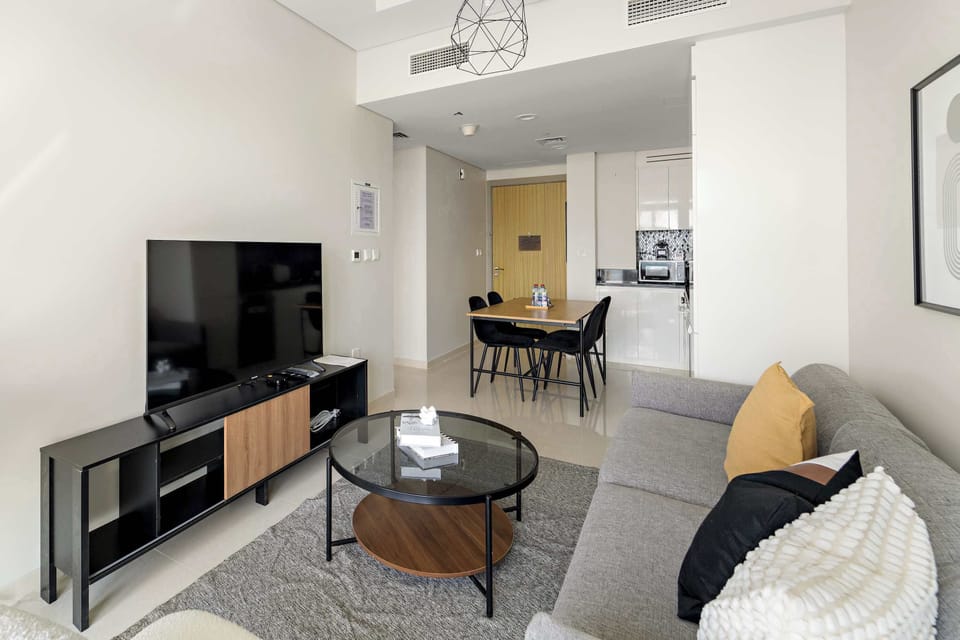 Lounge in a sunlit living area made for easy downtime.
