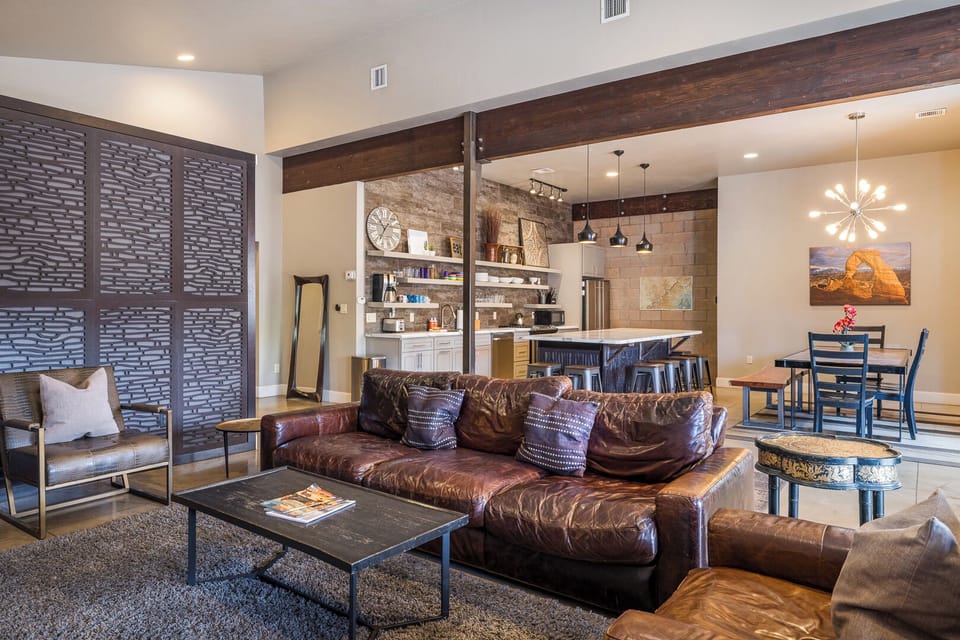 Cozy up in style- this living room is perfect for relaxation and gathering.