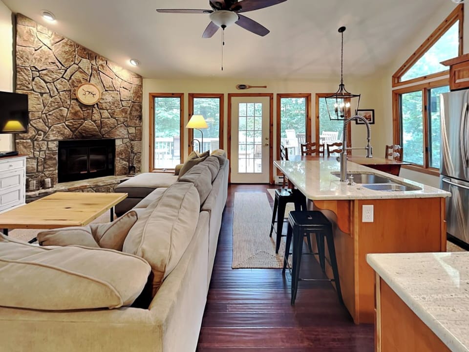 Open Living & Dining