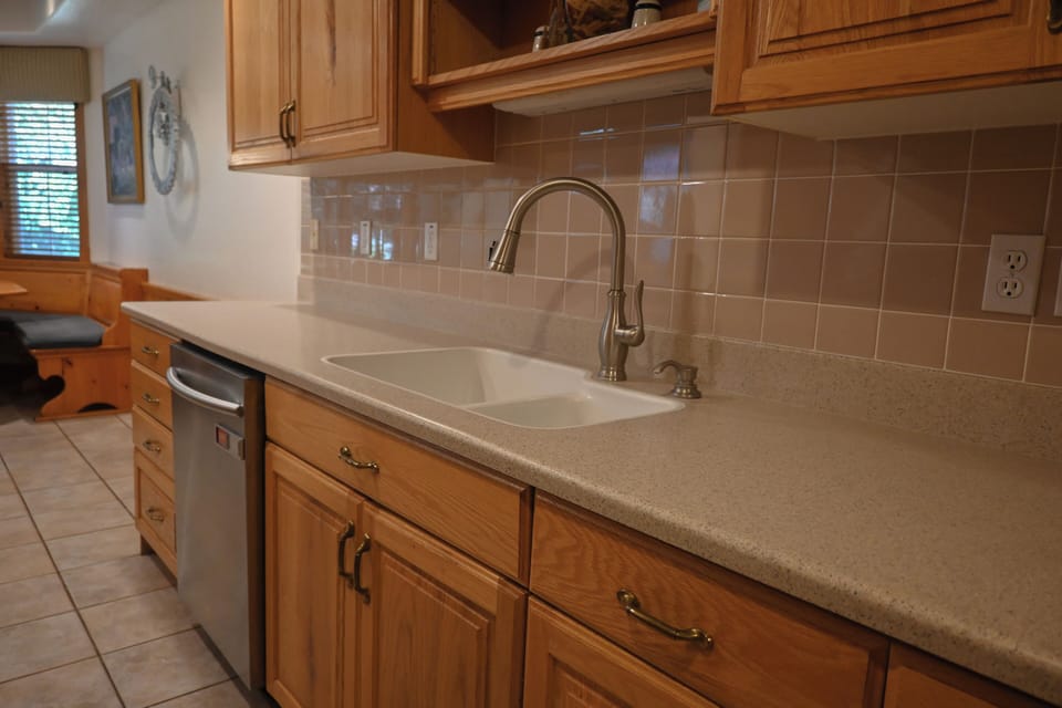 Great kitchen with tons of prep space