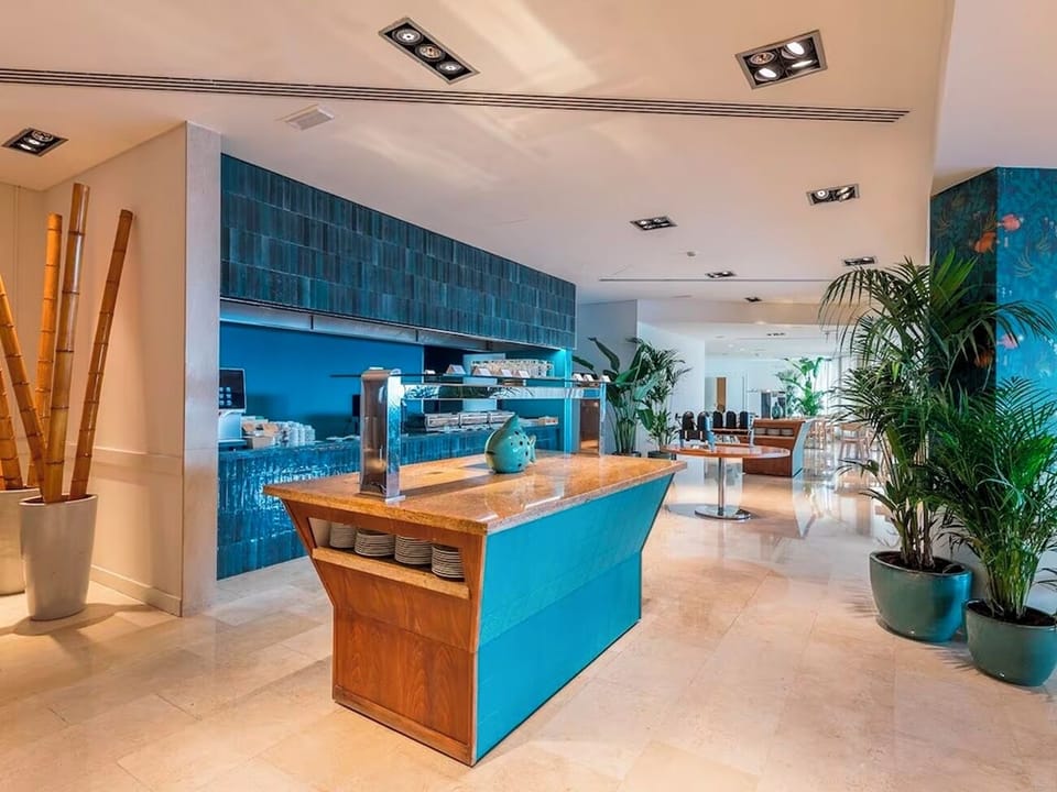Relax with plenty of seating and a bright, open ambiance.