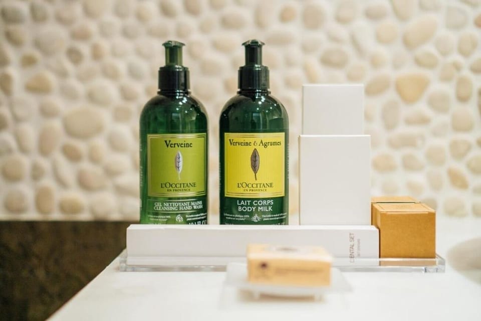 Indulge with premium toiletries for a spa-like reset.