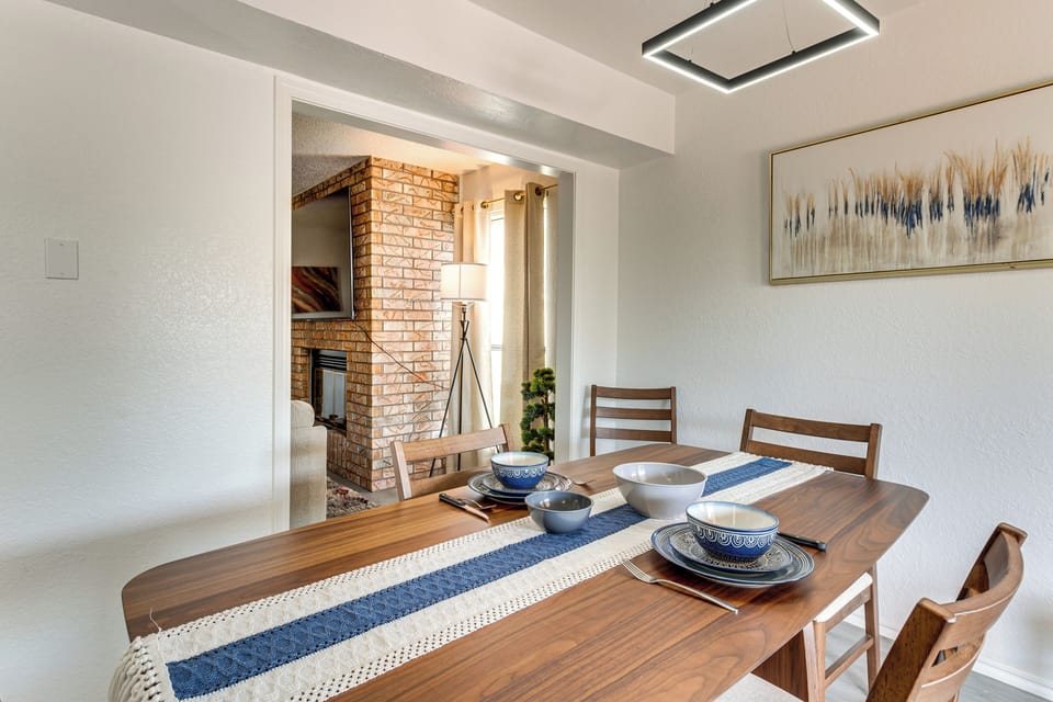 Dining Area | 1st Floor | Dishware/Flatware