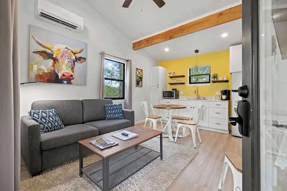 Bright and spacious living area.