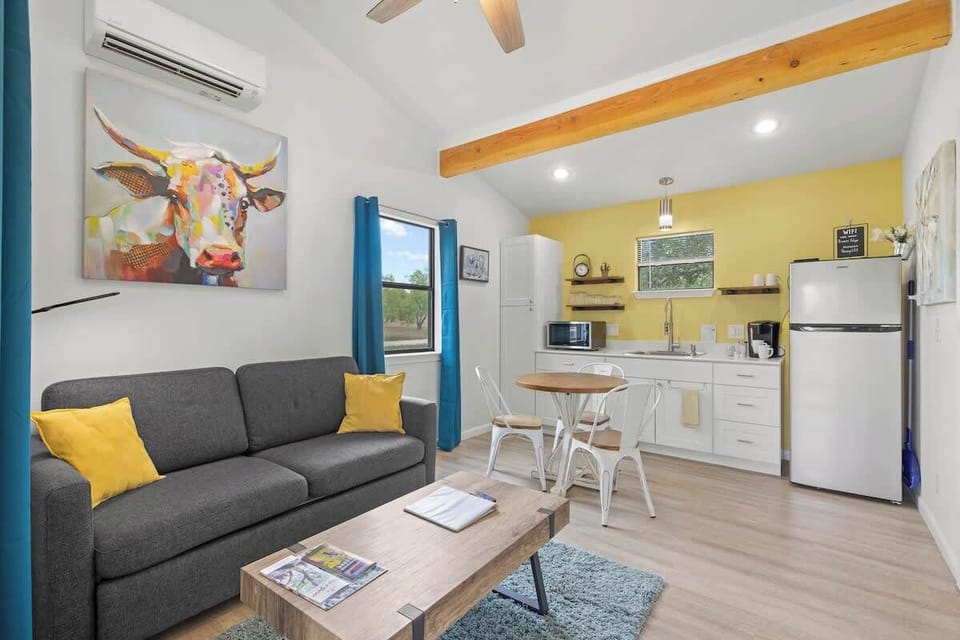 Bright and spacious living room.