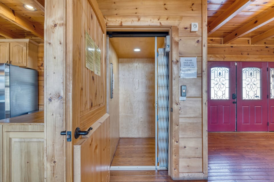 Elevator within the home.