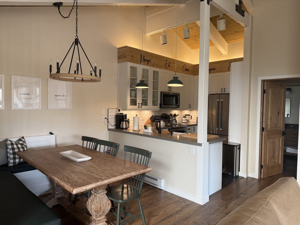 Dining Room with plenty of seating for 8