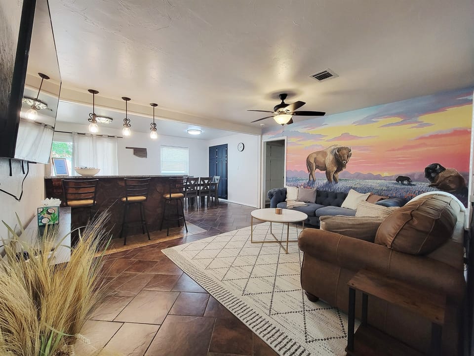 Welcome! View from the front door.