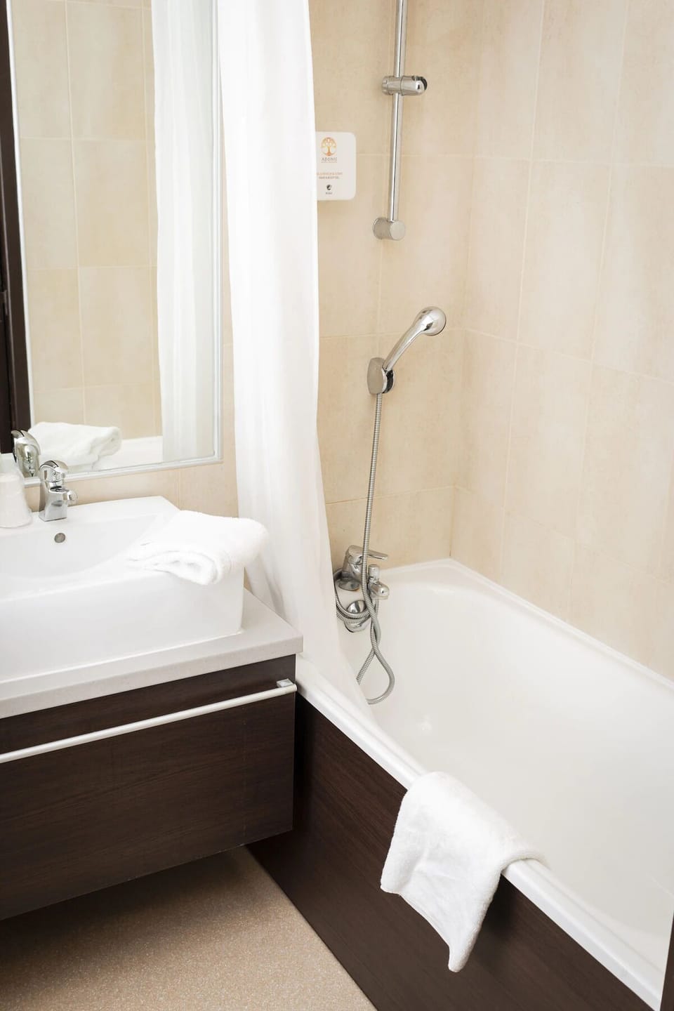 Shower and bath tub