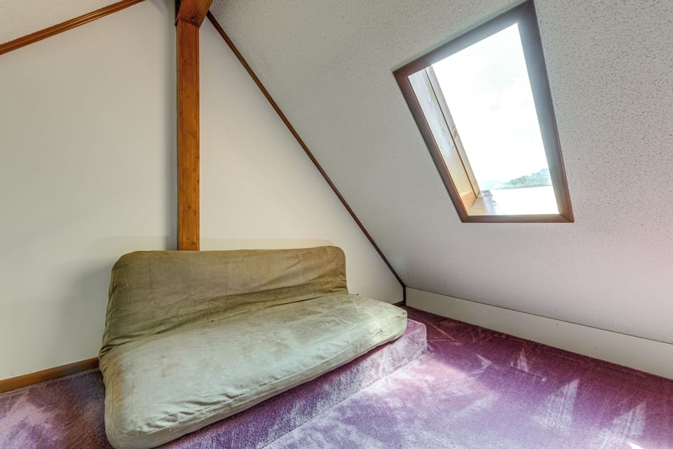 Loft | Full Floor Futon | Stairs Required to Access