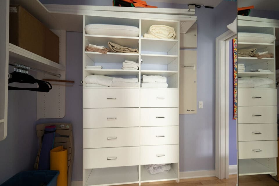 Primary closet