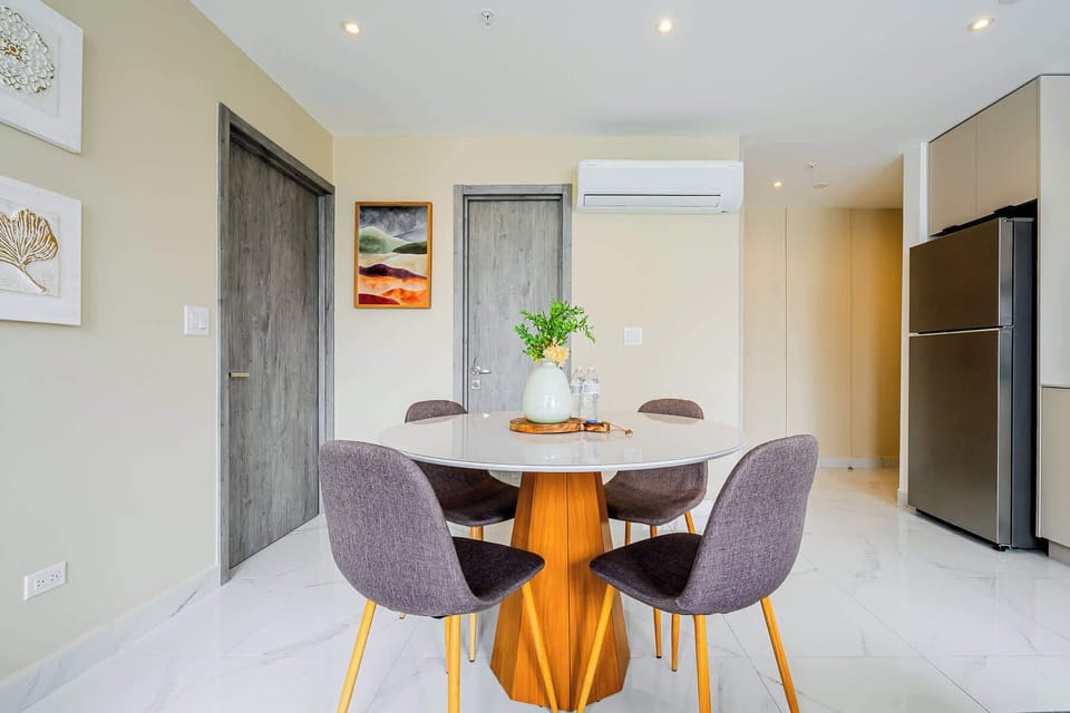 Bright space for meals