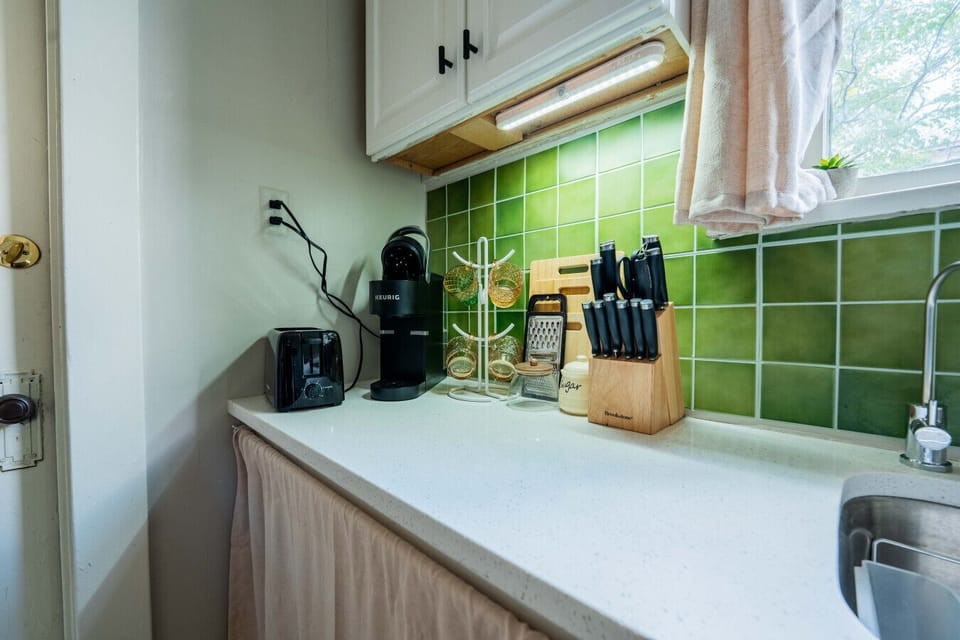 Modern appliances for culinary adventures await!