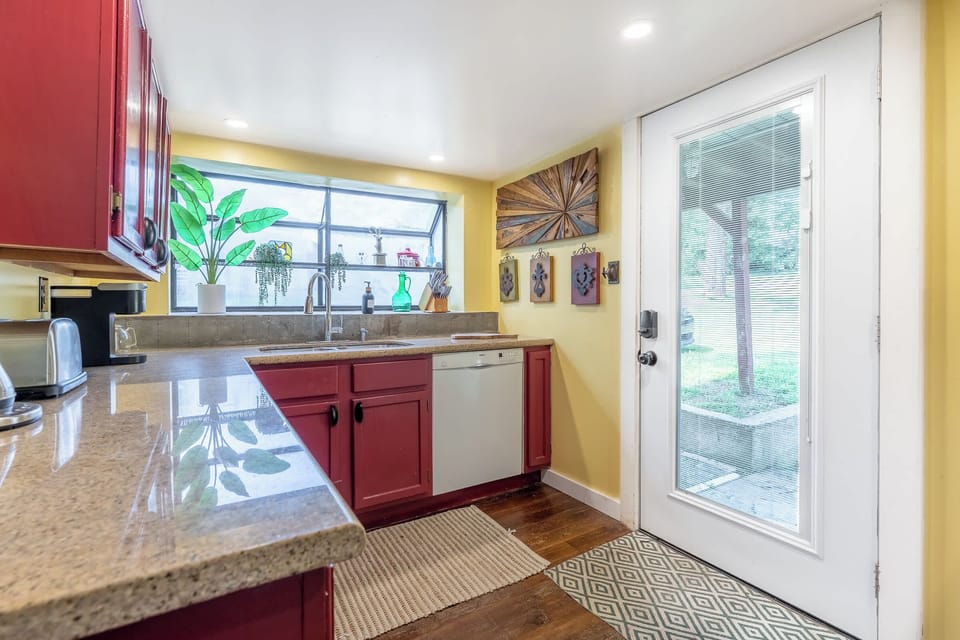 A functional kitchen makes extended stays easy and comfortable.