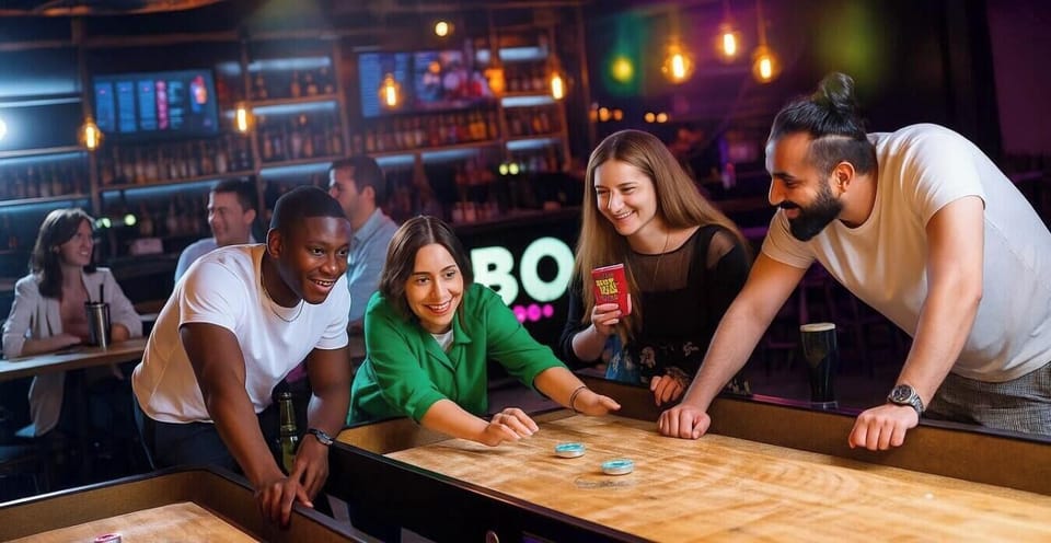 Shuffleboard tables available just 1 minute’s walk from the building. These activities are located nearby, not inside the apartment.