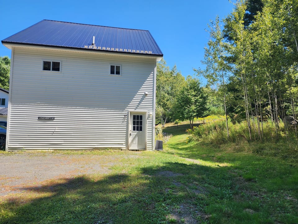 Outside of apartment.