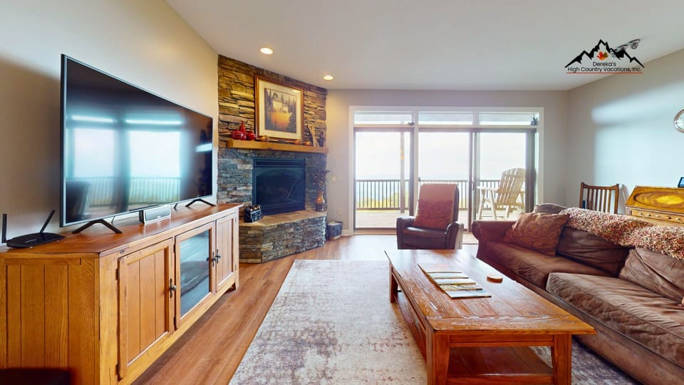 1 Living Room with Fireplace & Sleeper Sofa