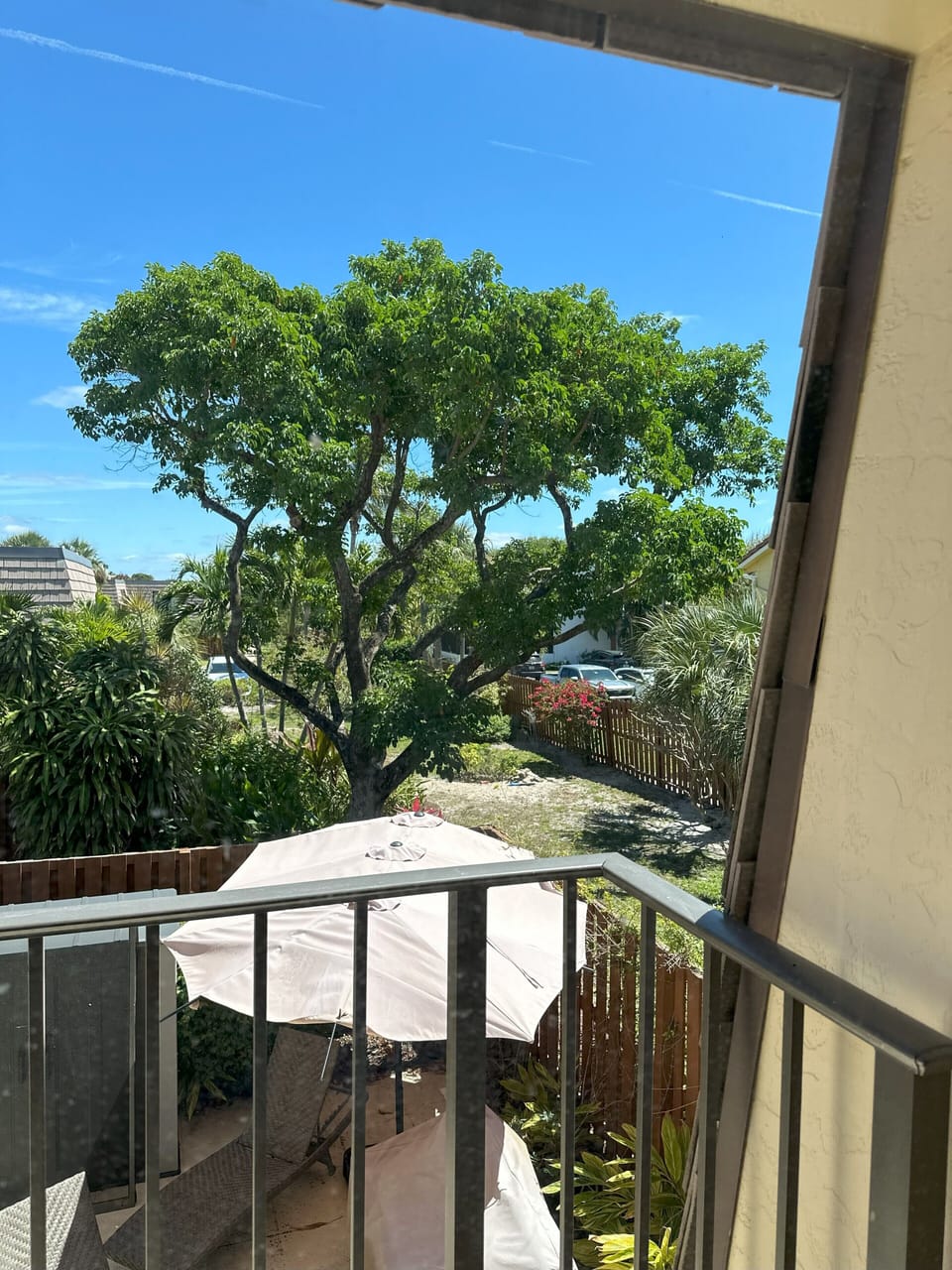 View from bedroom 