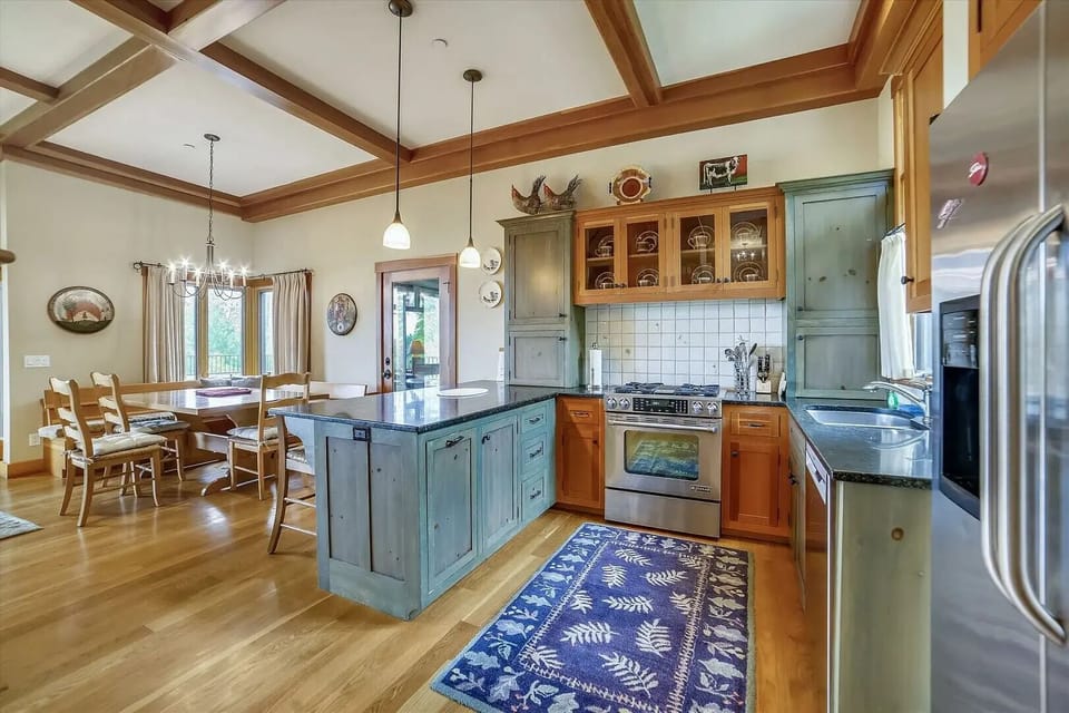 Kitchen and dining area