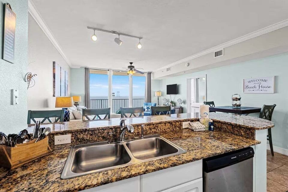 Full kitchen with all the cooking essentials