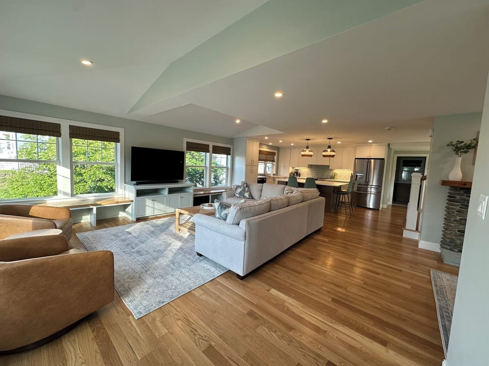 Enjoy a light filled living space