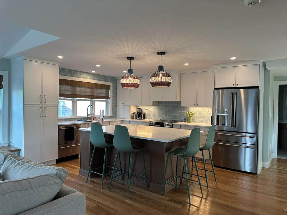Newly renovated kitchen with new appliances