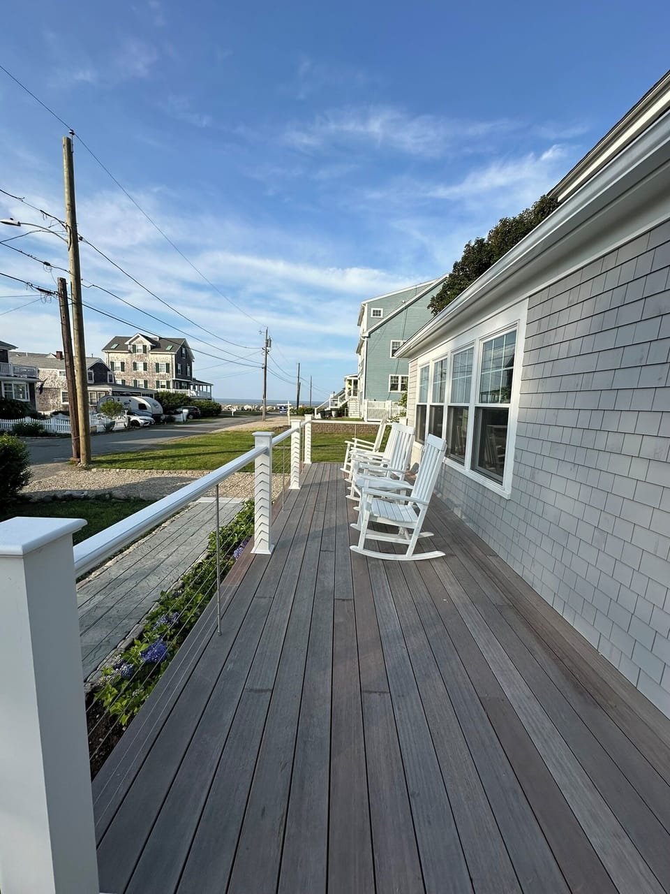 Front deck with ocean views and refreshing sea breezes
