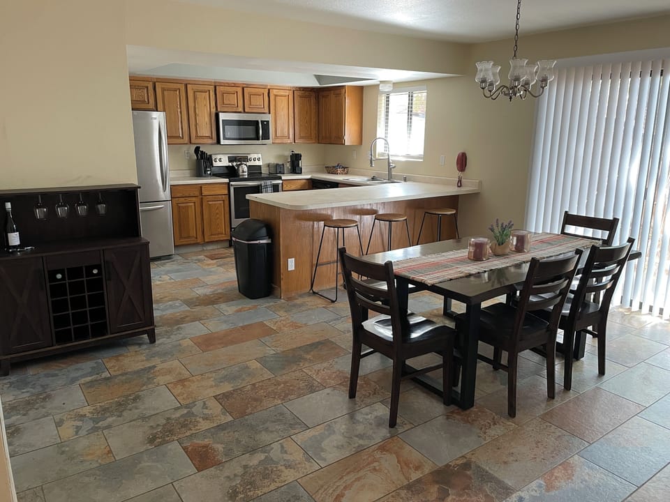 Kitchen and Dining Area