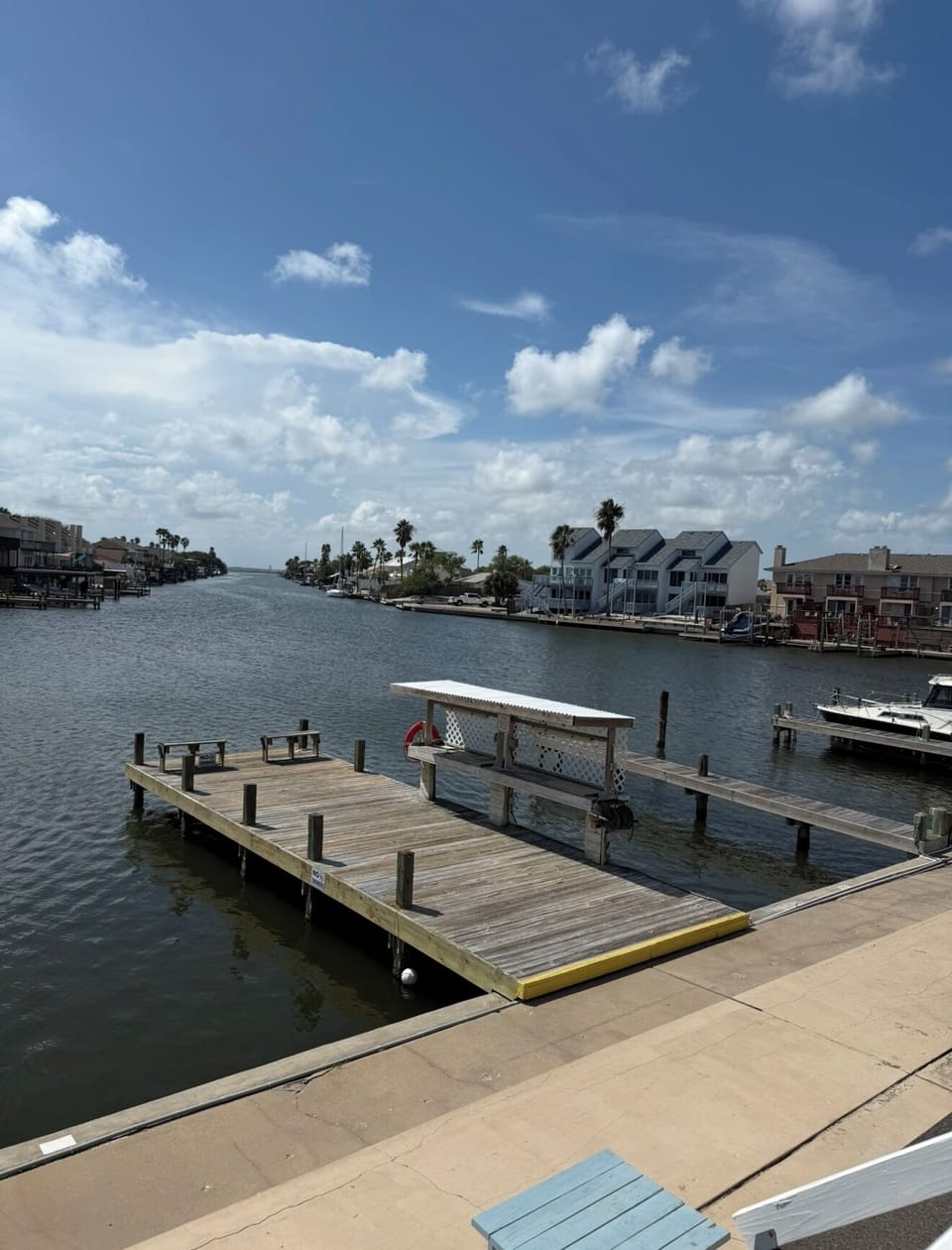 Resort fishing pier