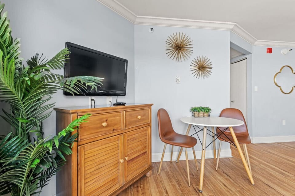 Dining Area with Smart TV seating for 2-  Stylish