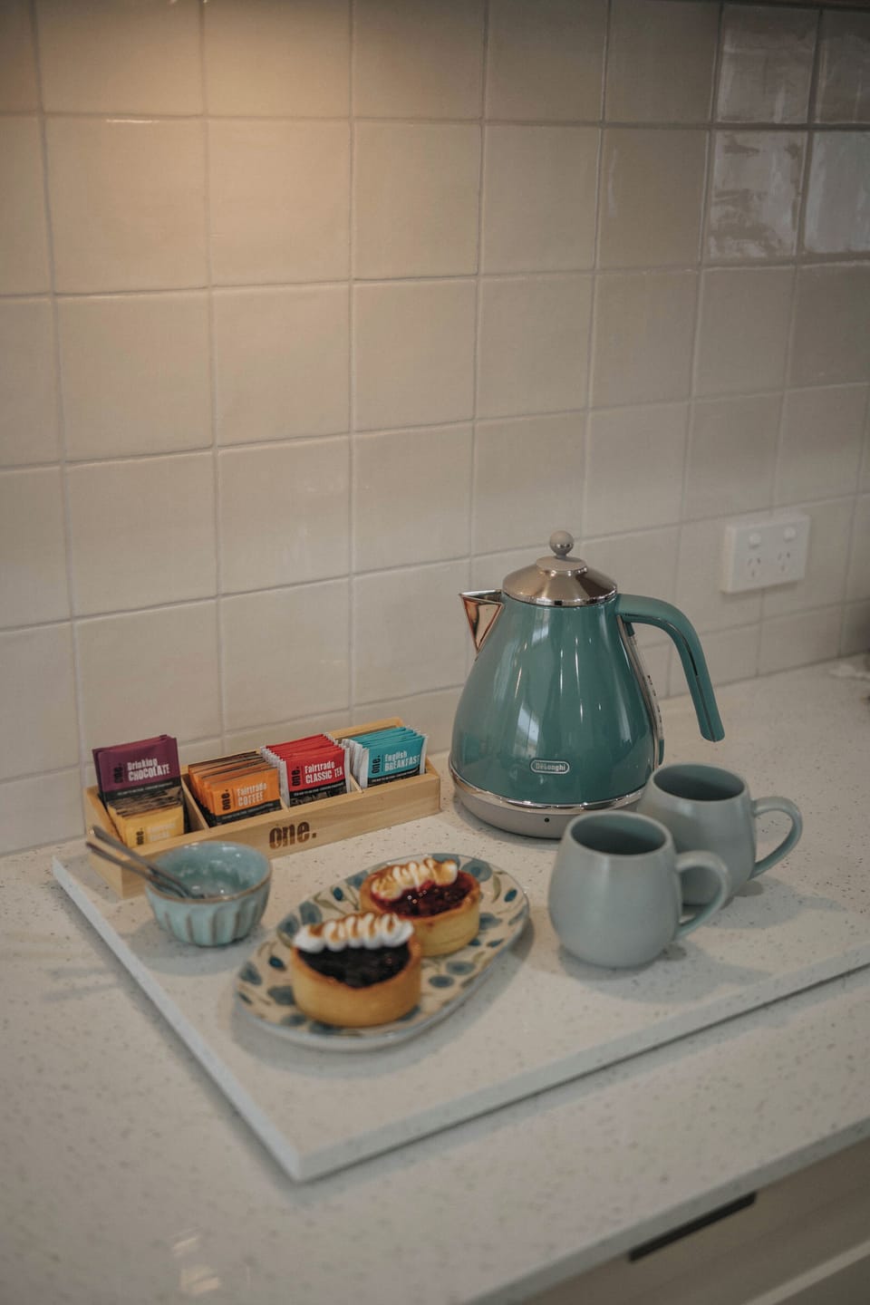 Our teas and hot chocolate are from One Brand, supporting Fairtrade.